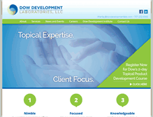 Tablet Screenshot of dowdevelopmentlabs.com